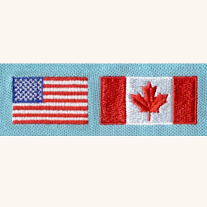 Flag_1 embroidery digitizing sample