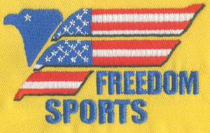 Flag_3 embroidery digitizing sample