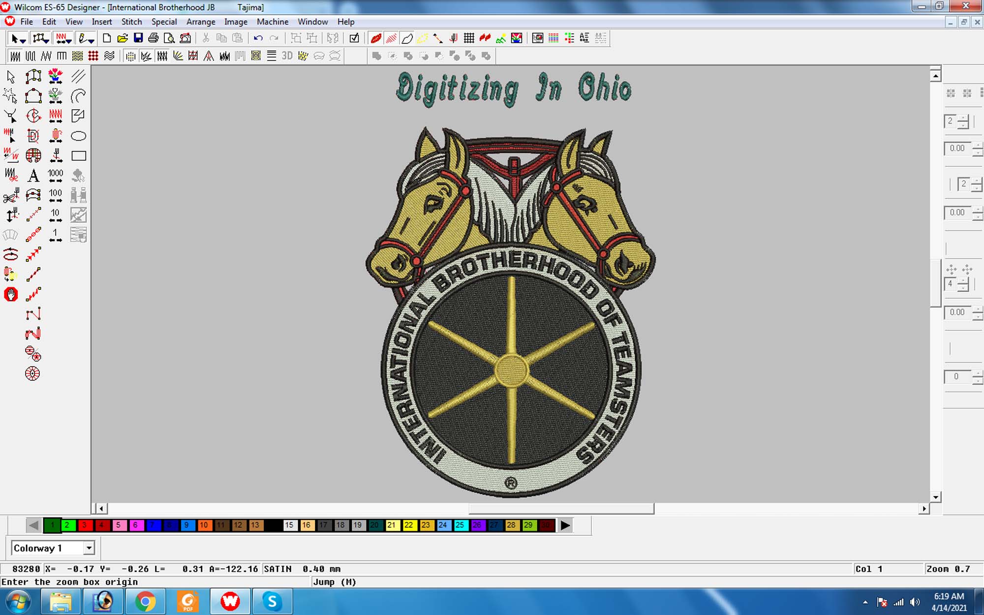 Embroidery Digitizing Software